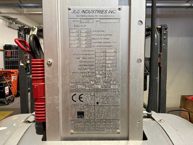 2016 jlg 20mvl hoogwerker / personenlift - afbeelding 5 van  13