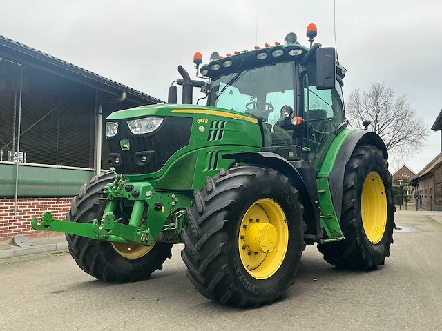 2016 john deere 6155r vierwielaangedreven landbouwtractor - afbeelding 3 van  52