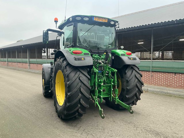 2016 john deere 6155r vierwielaangedreven landbouwtractor - afbeelding 23 van  52