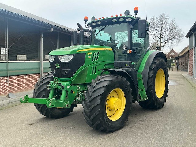 2016 john deere 6155r vierwielaangedreven landbouwtractor - afbeelding 51 van  52