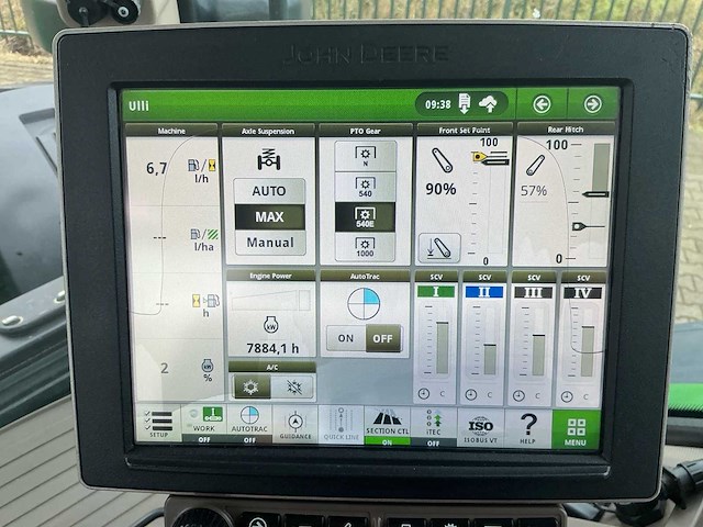 2016 john deere 7310 r vierwielaangedreven landbouwtractor - afbeelding 30 van  31