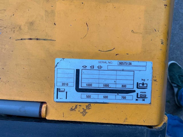 2016 jungheinrich 24v 3 pzs 375 stapelaar - afbeelding 6 van  25