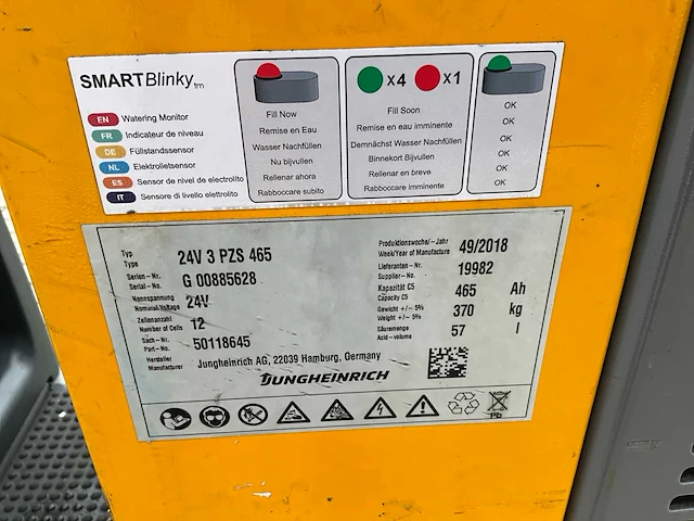 2016 jungheinrich ezs 350 industriële trekker - afbeelding 2 van  11