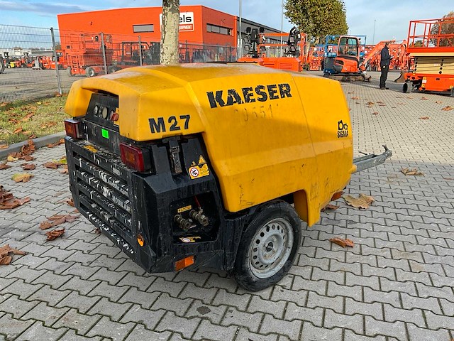 2016 kaeser m27 pe compressor aanhangwagen - afbeelding 3 van  24