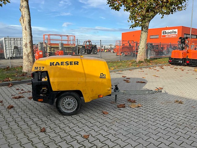 2016 kaeser m27 pe compressor aanhangwagen - afbeelding 19 van  24