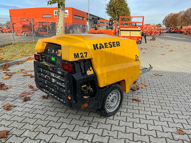 2016 kaeser m27 pe compressor aanhangwagen - afbeelding 20 van  24