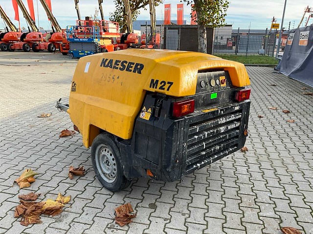 2016 kaeser m27 pe compressor aanhangwagen - afbeelding 22 van  24