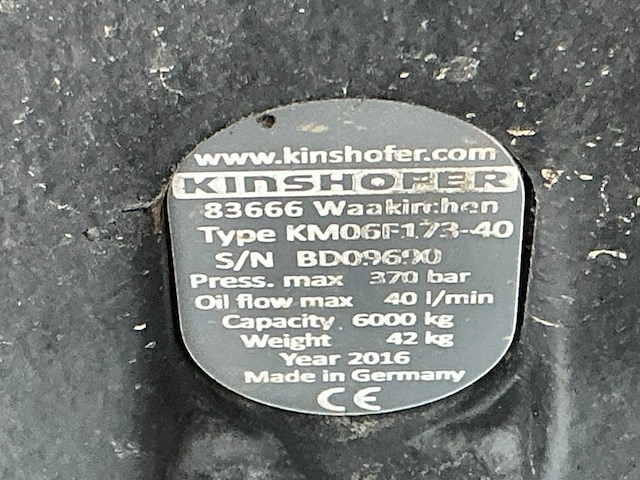 2016 kinshofer c10hpx-40 schalengrijper - afbeelding 6 van  6