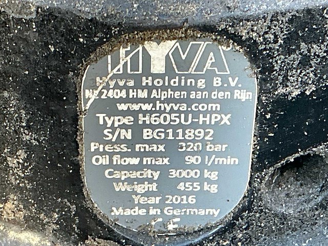 2016 kinshoffer h60su-hpx sorteerknijper - afbeelding 2 van  10