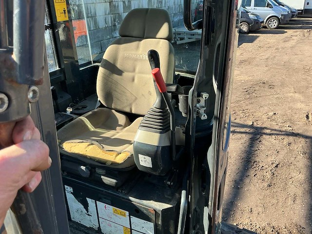 2016 komatsu pc 35 mr-3 minigraafmachine - afbeelding 24 van  48