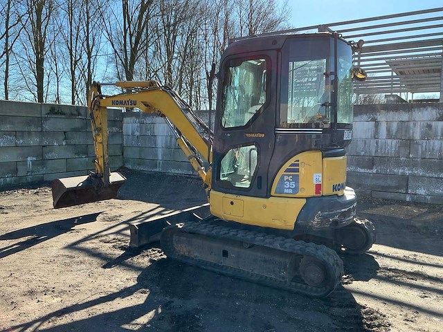2016 komatsu pc 35 mr-3 minigraafmachine - afbeelding 34 van  48