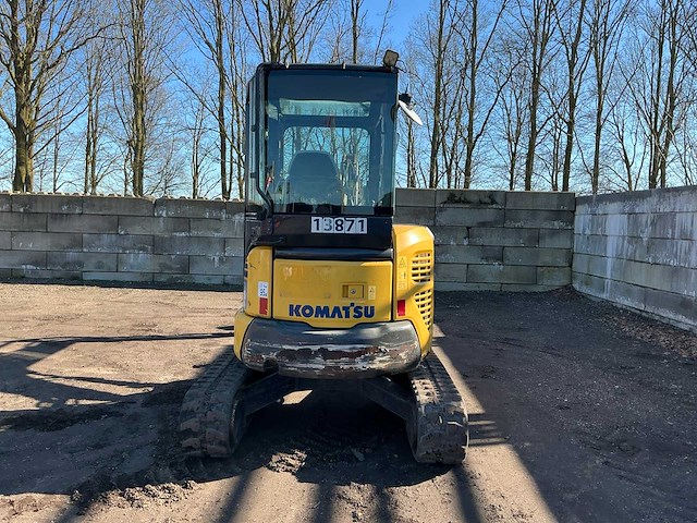 2016 komatsu pc 35 mr-3 minigraafmachine - afbeelding 44 van  48