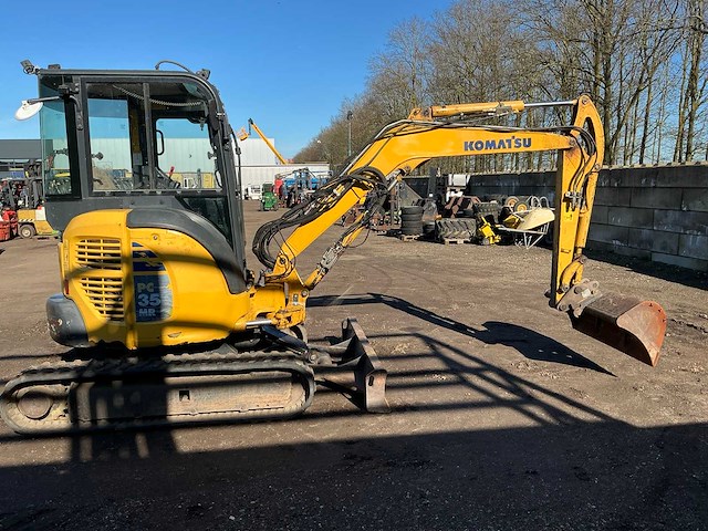 2016 komatsu pc 35 mr-3 minigraafmachine - afbeelding 46 van  48