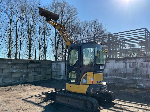 2016 komatsu pc 35 mr-3 minigraafmachine - afbeelding 23 van  29