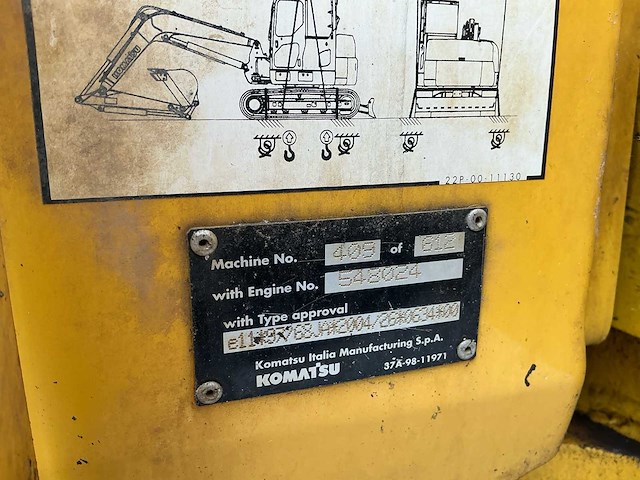 2016 komatsu pc118mr rupsgraafmachine - afbeelding 36 van  42