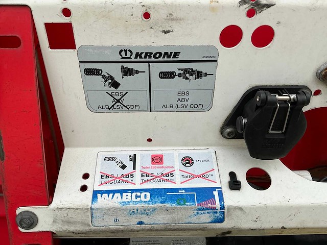 2016 krone sd oplegger - afbeelding 14 van  32