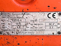 2016 kubota kx016-4g minigraafmachine - afbeelding 35 van  40