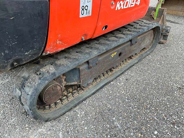 2016 kubota kx019-4 minigraafmachine - afbeelding 21 van  31