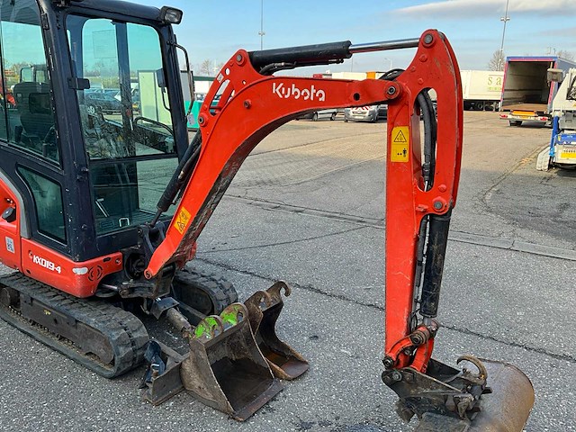 2016 kubota kx019-4 minigraafmachine - afbeelding 22 van  31