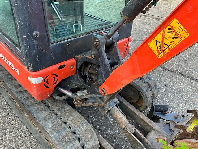 2016 kubota kx019-4 minigraafmachine - afbeelding 9 van  31