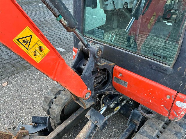 2016 kubota kx019-4 minigraafmachine - afbeelding 10 van  31