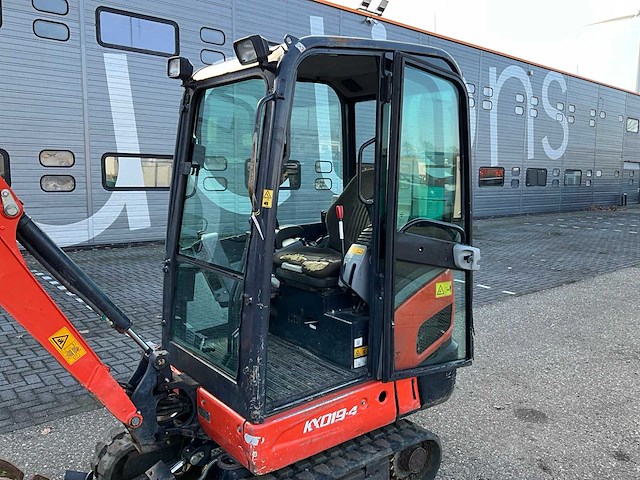 2016 kubota kx019-4 minigraafmachine - afbeelding 11 van  31