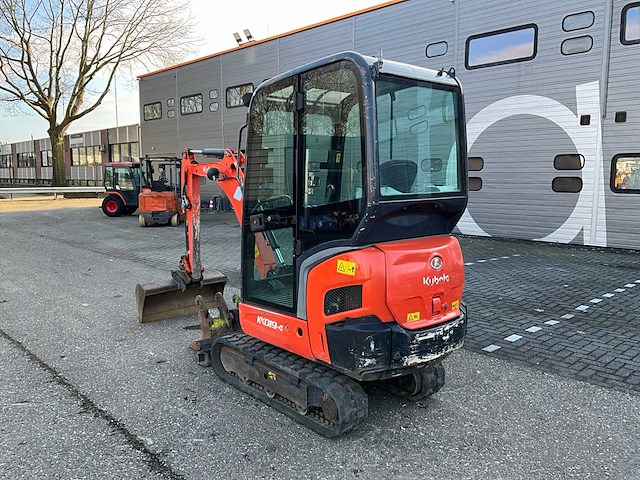 2016 kubota kx019-4 minigraafmachine - afbeelding 27 van  31