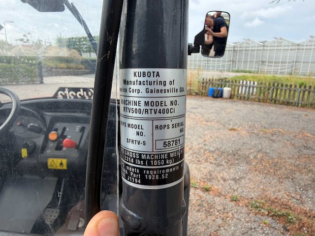 2016 kubota rtv 400 ci - afbeelding 61 van  67