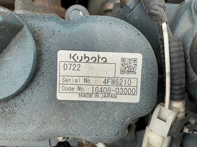 2016 kubota u10-3 mini graafmachine - afbeelding 7 van  27