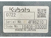 2016 kubota u10-3 mini graafmachine - afbeelding 19 van  27