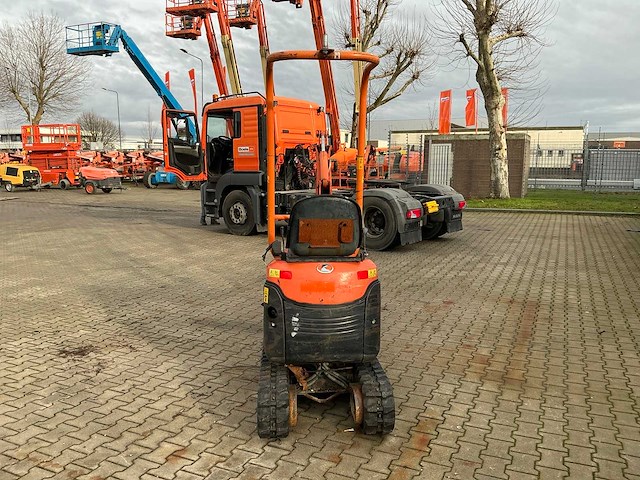 2016 kubota u10-3 mini graafmachine - afbeelding 25 van  27