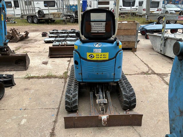 2016 kubota u10-3 minigraafmachine - afbeelding 9 van  36