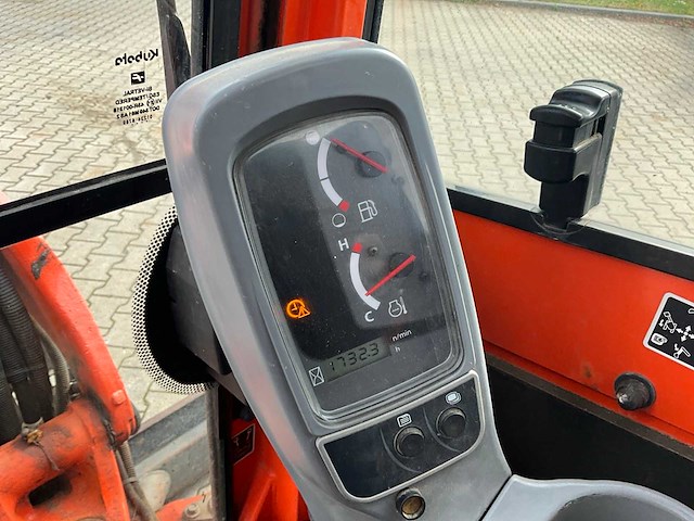 2016 kubota u27-4gl mini graafmachine - afbeelding 17 van  38