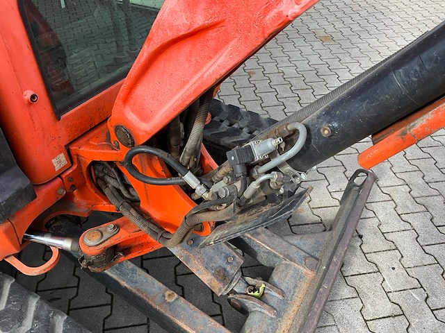 2016 kubota u27-4gl mini graafmachine - afbeelding 8 van  39