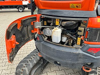 2016 kubota u27-4gl mini graafmachine - afbeelding 22 van  39