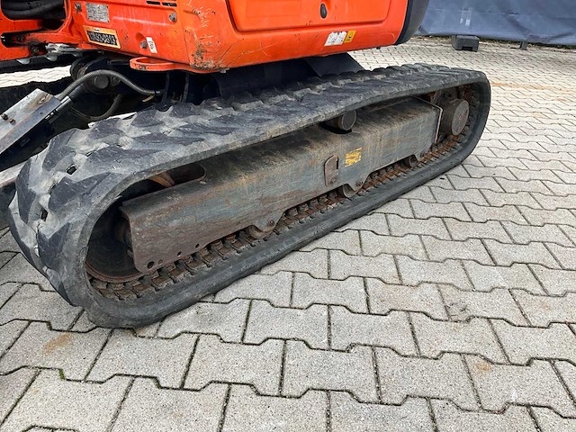 2016 kubota u27-4gl mini graafmachine - afbeelding 30 van  39