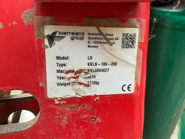 2016 kverneland ls 100 wentelploeg - afbeelding 16 van  24