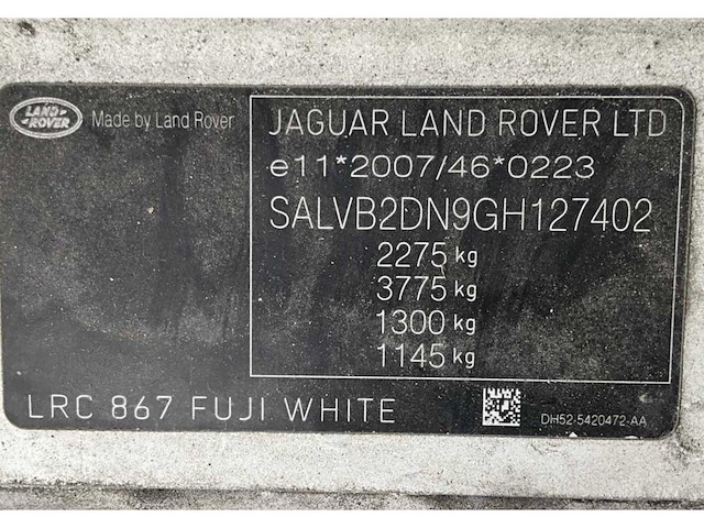 2016 land rover range rover evoque personenauto - afbeelding 35 van  40