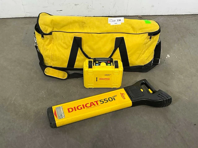 2016 leica digicat 550i xf kabelzoeker met diepte uitlezing incl. generator - afbeelding 1 van  6