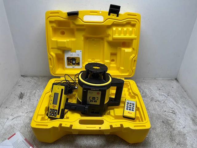 2016 leica rugby 840 roterende laser zelfstellend horizontaal/verticaal - afbeelding 1 van  12