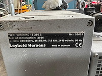 2016 leybold heraeus varovac s 250 c vacuümpomp - afbeelding 8 van  8