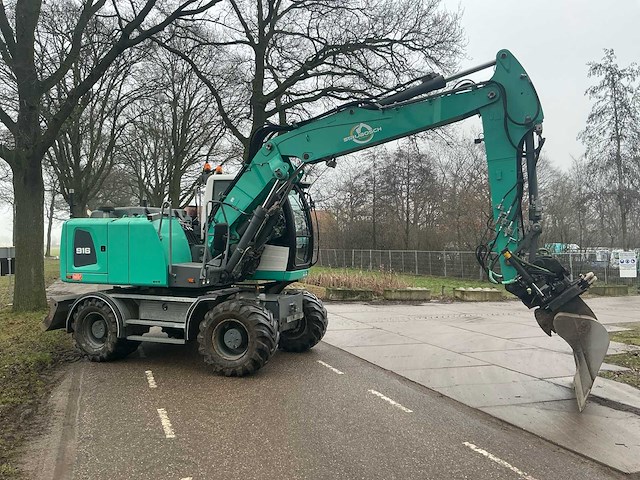 2016 liebherr a916 litronic banden graafmachine - afbeelding 23 van  38