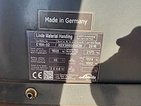 2016 linde e16h-02 vorkheftruck - afbeelding 12 van  12