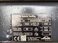 2016 linde e25l-01 vorkheftruck - afbeelding 9 van  17