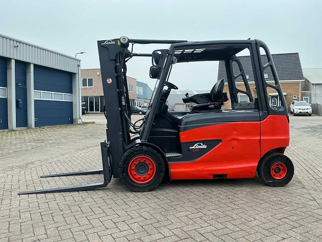 2016 linde e40l-01/600 vorkheftruck - afbeelding 1 van  19