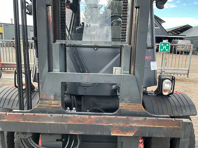 2016 linde h 80 vorkheftruck - afbeelding 2 van  23