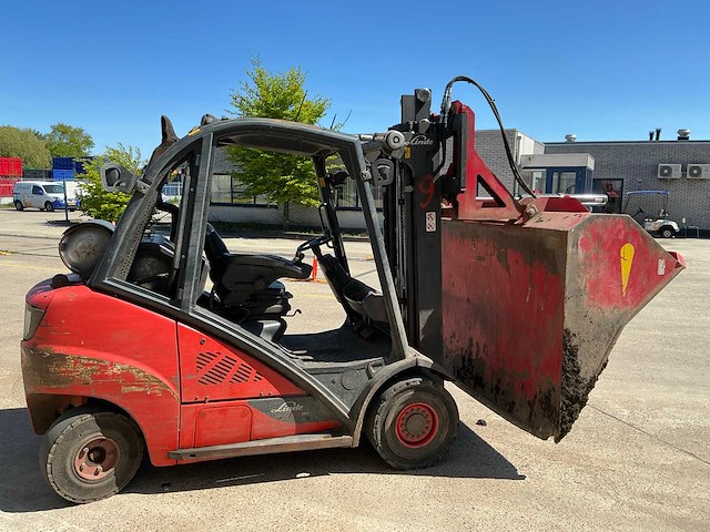 2016 linde h35t-02 evo heftruck met wifo grondbak - afbeelding 20 van  21