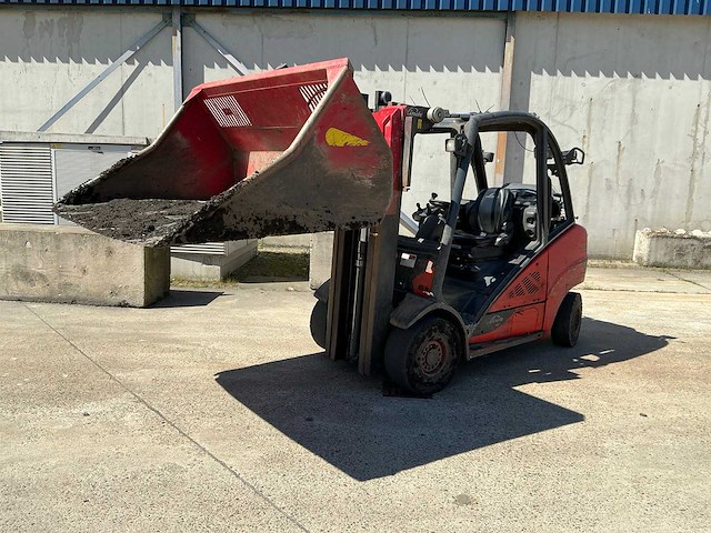 2016 linde h35t-02 evo heftruck met wifo grondbak - afbeelding 12 van  21