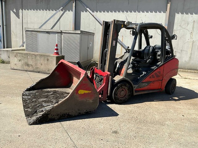 2016 linde h35t-02 evo heftruck met wifo grondbak - afbeelding 15 van  21