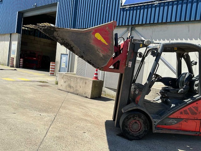 2016 linde h35t-02 evo heftruck met wifo grondbak - afbeelding 16 van  21
